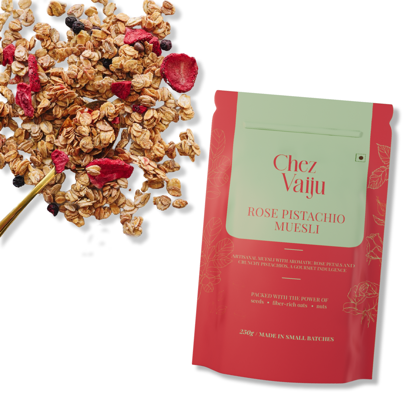 Rose Pistachio Muesli