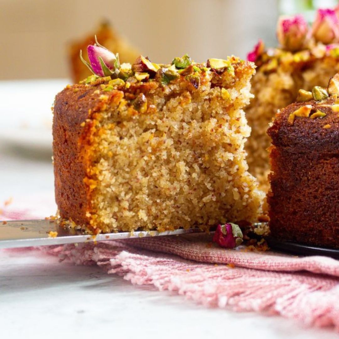 Rose Almond Tea Cake